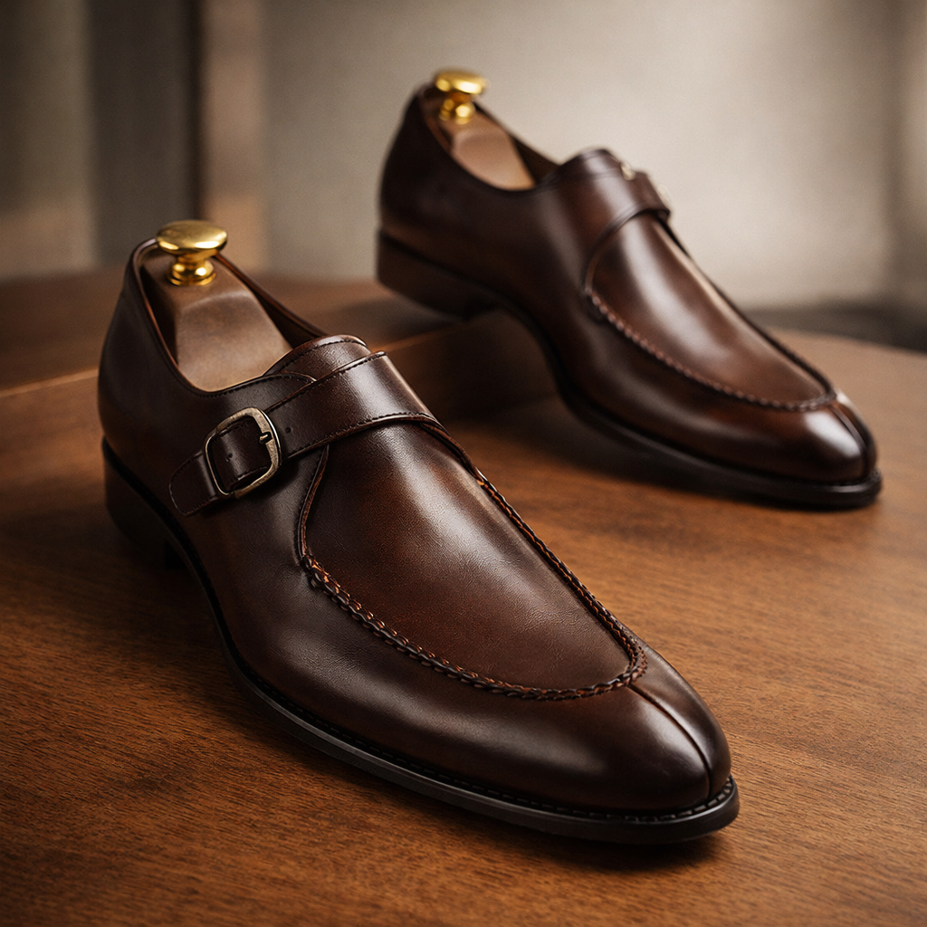 LAURENT MONACO | CHAUSSURES DE DRESS À BOUCLE POUR HOMMES