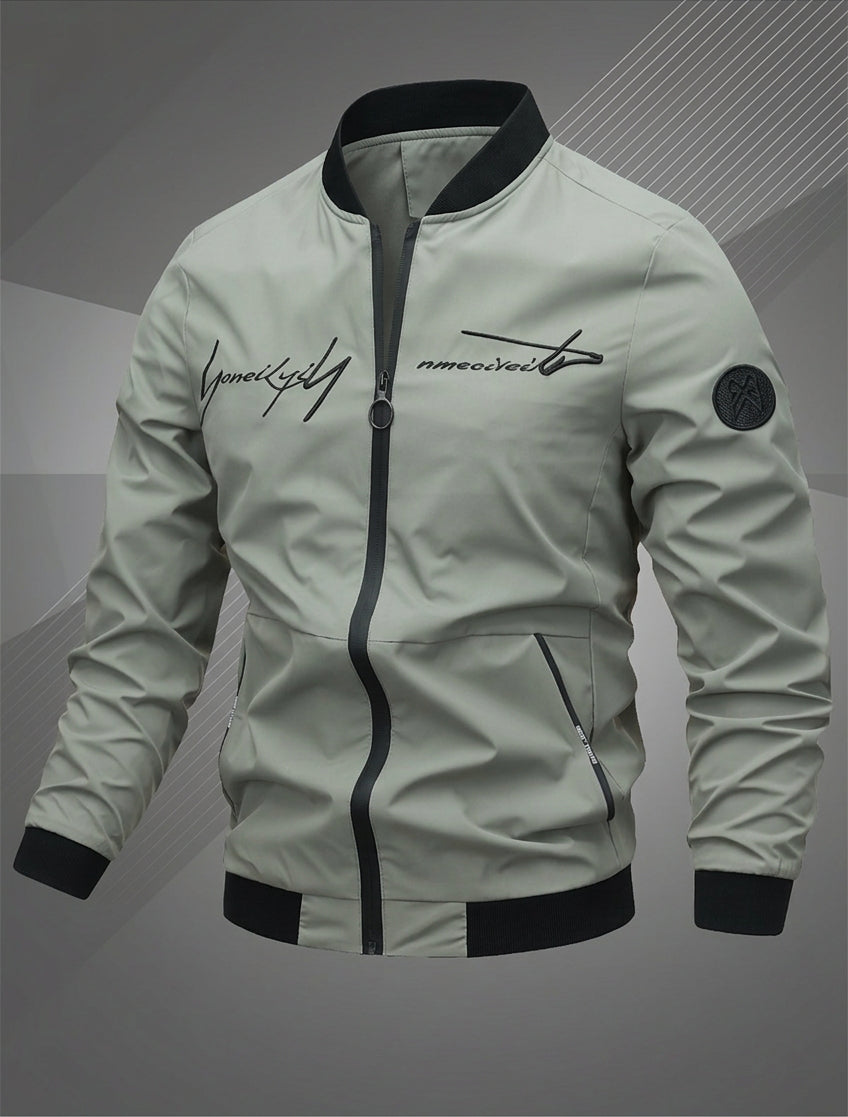 LAURENT MONACO | VESTE DE BASEBALL BRODÉE POUR HOMMES
