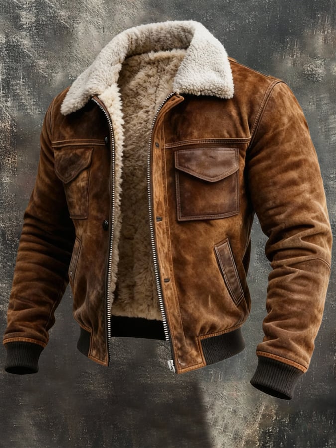 DUMONT LYON | VESTE DOUBLÉE SHERPA POUR HOMME