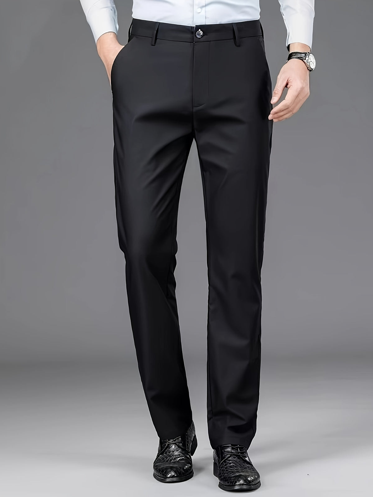 LAURENT MONACO | PANTALON BASIC À JAMBE DROITE POUR HOMMES