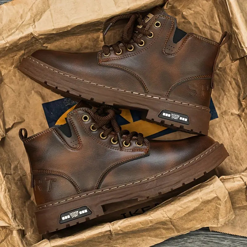 LAURENT MONACO | BOTTES EN CUIR VÉRITABLE