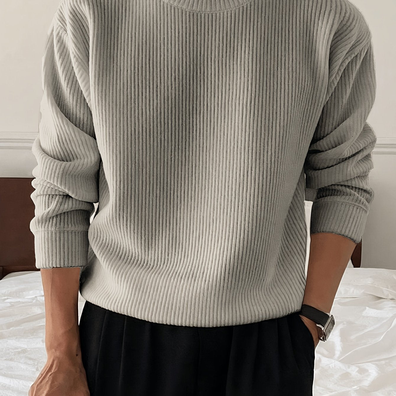 LAURENT MONACO | PULL EN MAILLE AMPLE POUR HOMMES