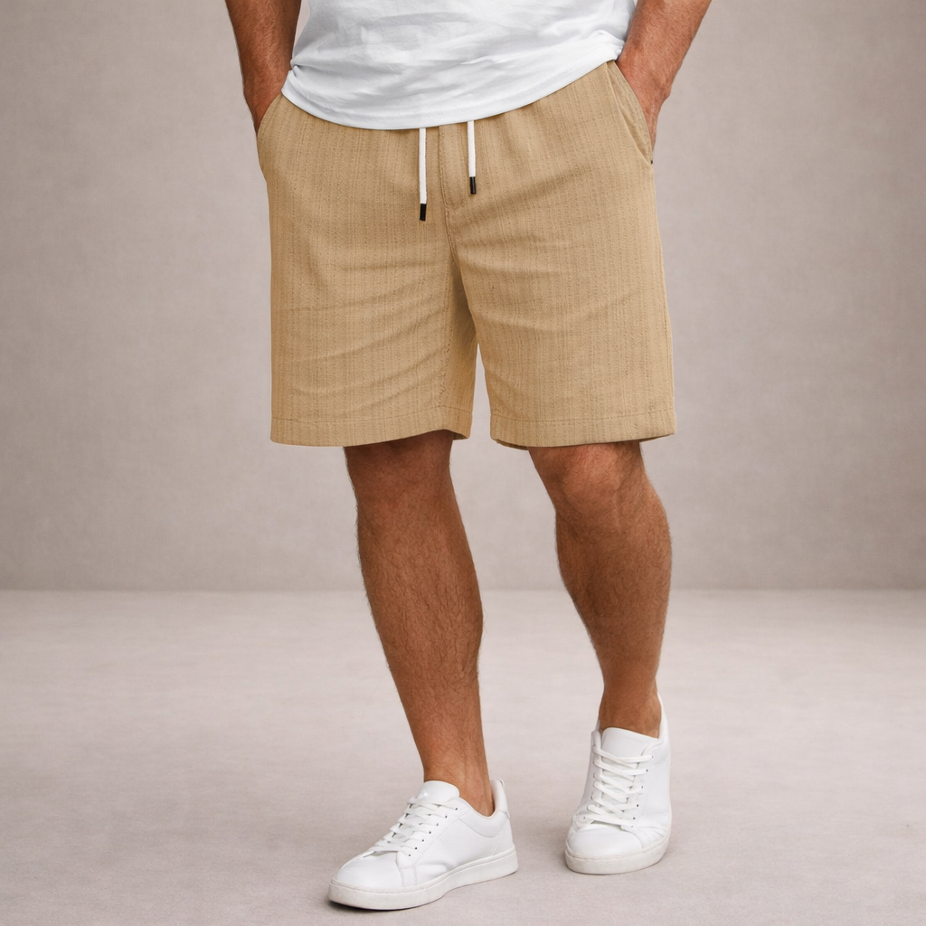 LAURENT MONACO | SHORTS D'ÉTÉ EN LIN POUR HOMMES