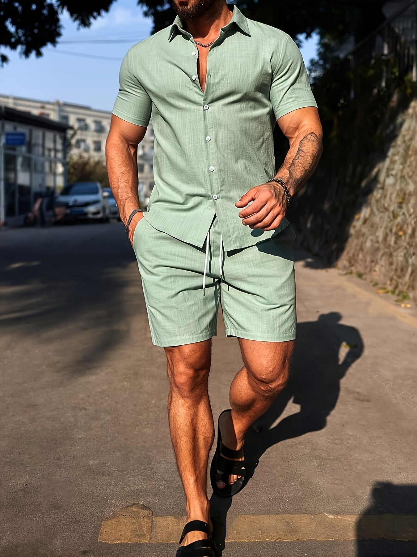 LAURENT MONACO | ENSEMBLE DE VACANCES MODERNE POUR HOMMES