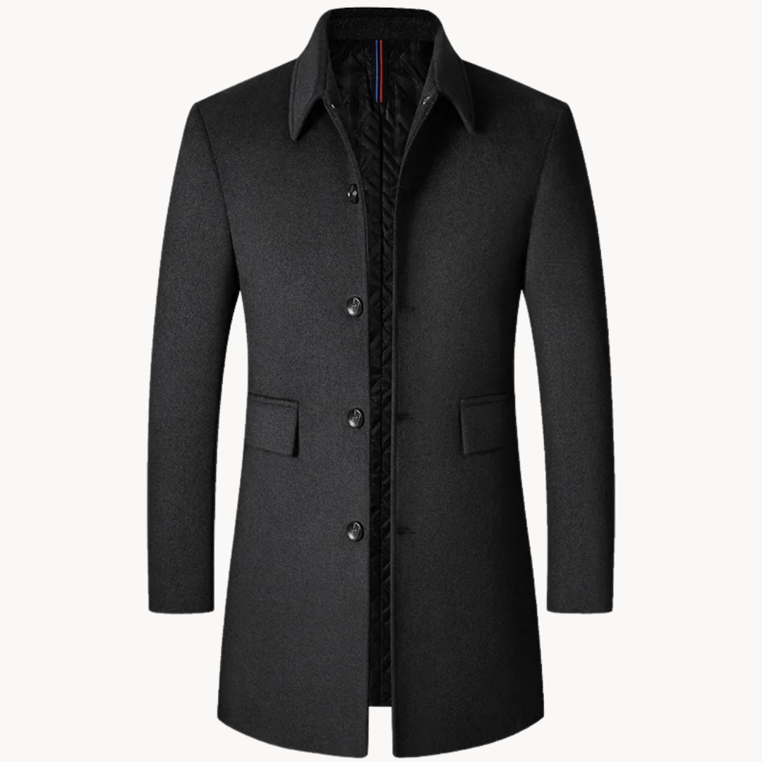 LAURENT MONACO | MANTEAU DE LAINE CLASSIQUE