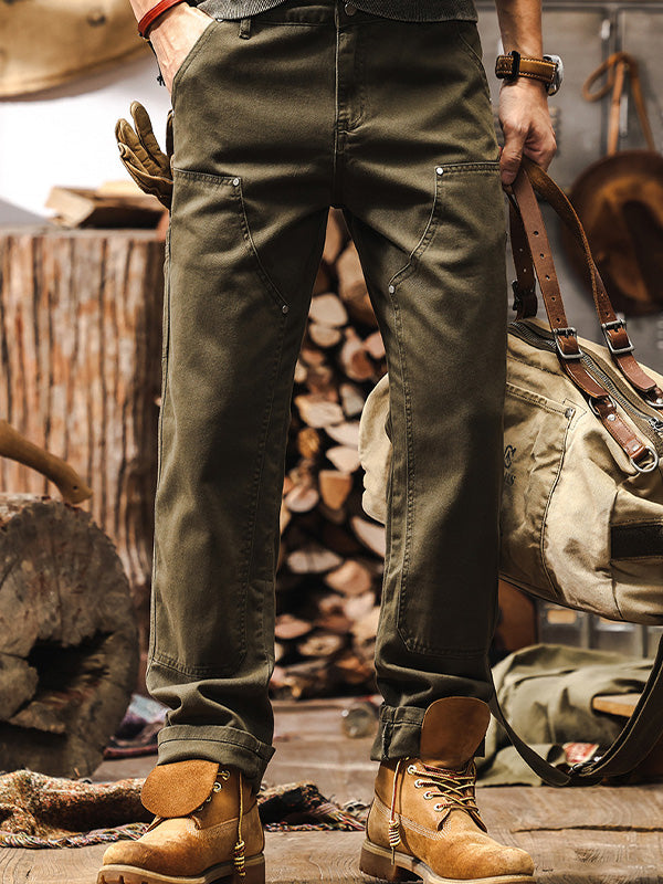 LAURENT MONACO | PANTALON EN COTON UTILE POUR HOMME