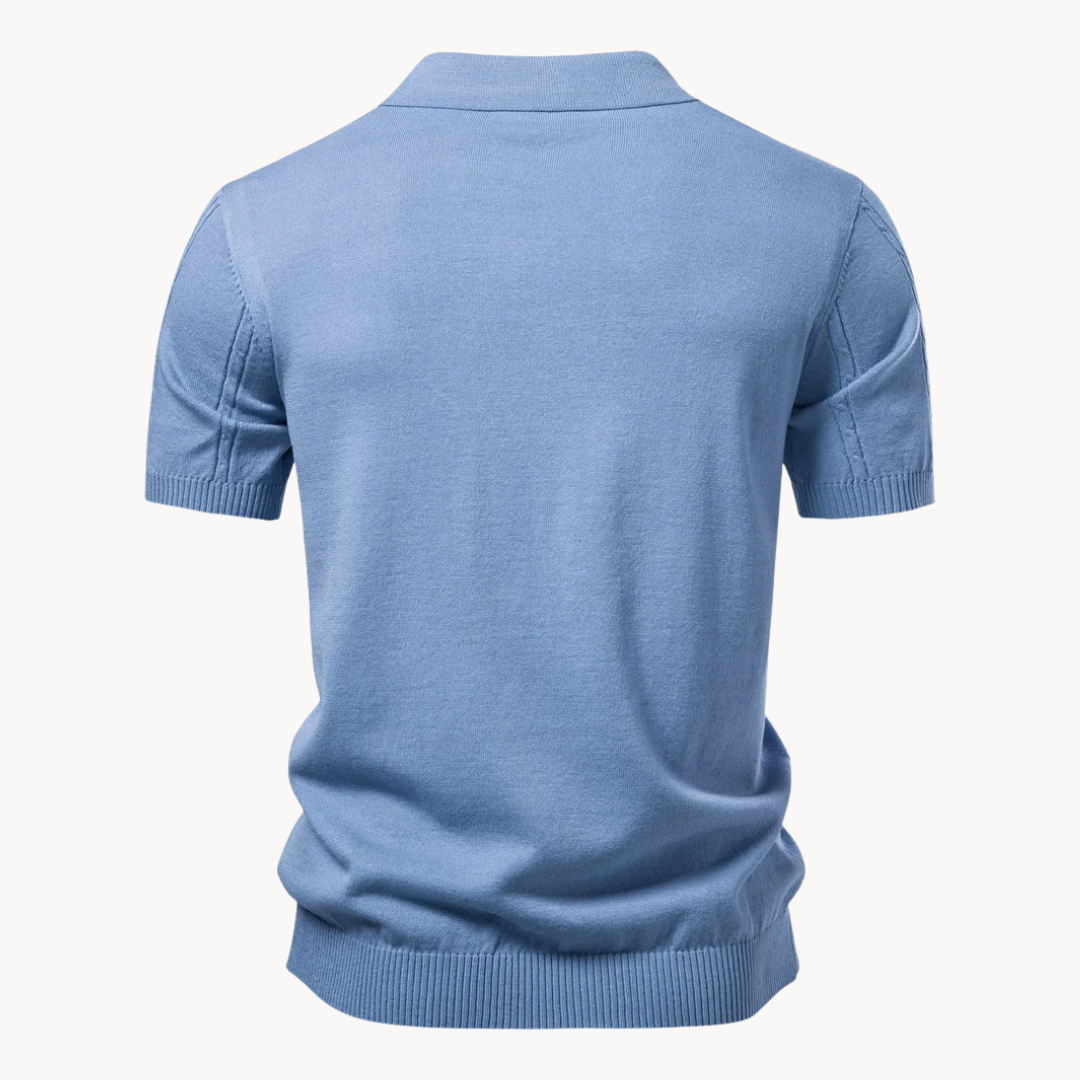 LAURENT MONACO | POLO EN TRICOT ÉLÉGANT POUR HOMMES