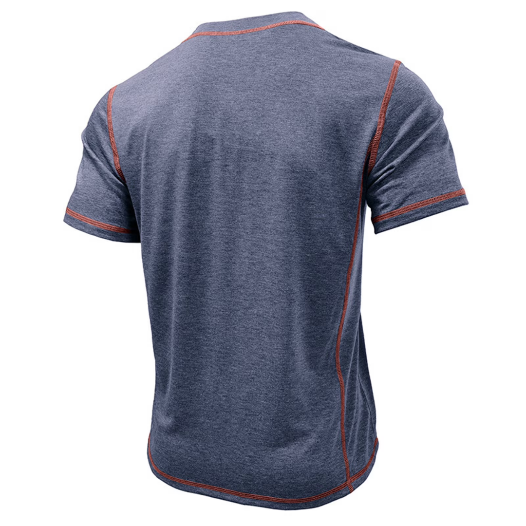 LAURENT MONACO | T-SHIRT HENLEY POUR HOMMES