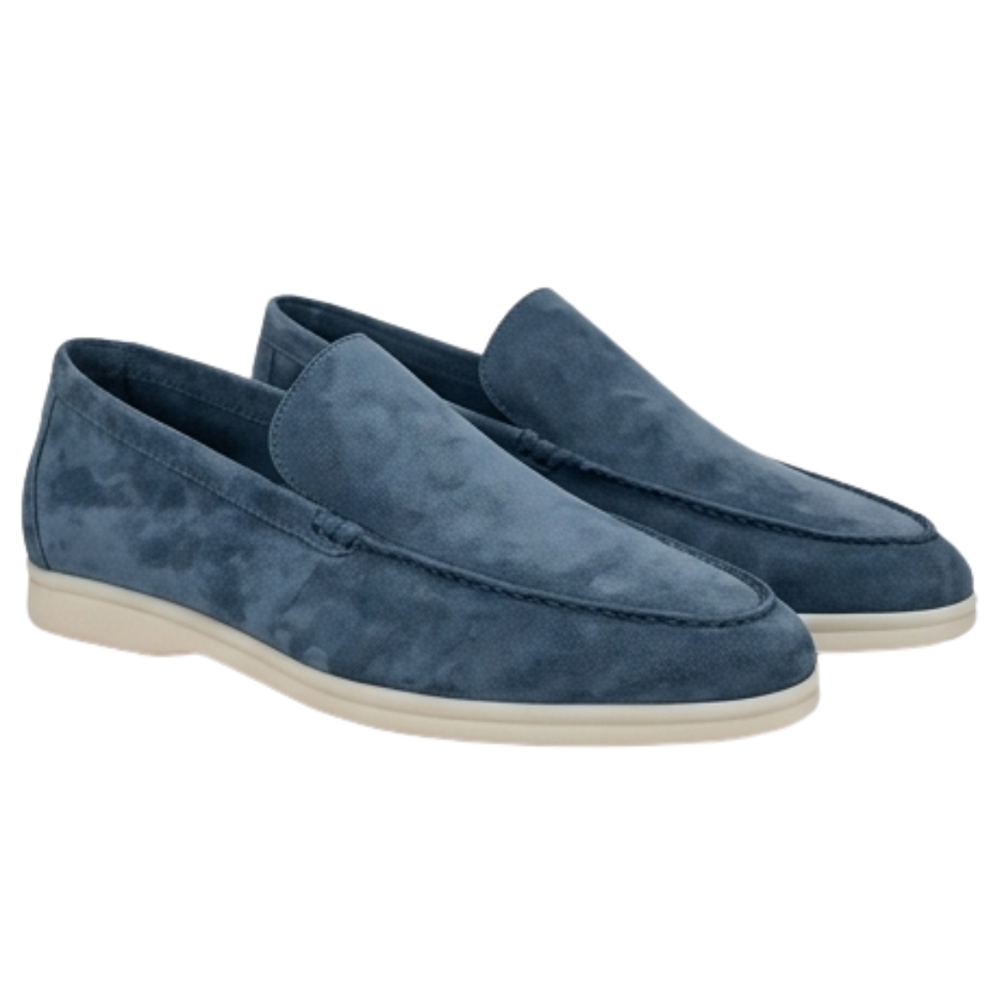 LAURENT MONACO | MOCCASINS EN DAIM CLASSIQUES POUR HOMMES