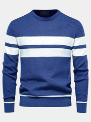 LAURENT MONACO | PULL EN MAILLE À RAYURES POUR HOMMES