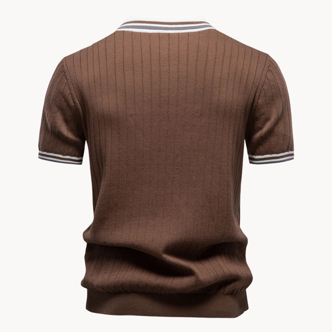 LAURENT MONACO | POLO EN MAILLE CLASSIQUE POUR HOMME