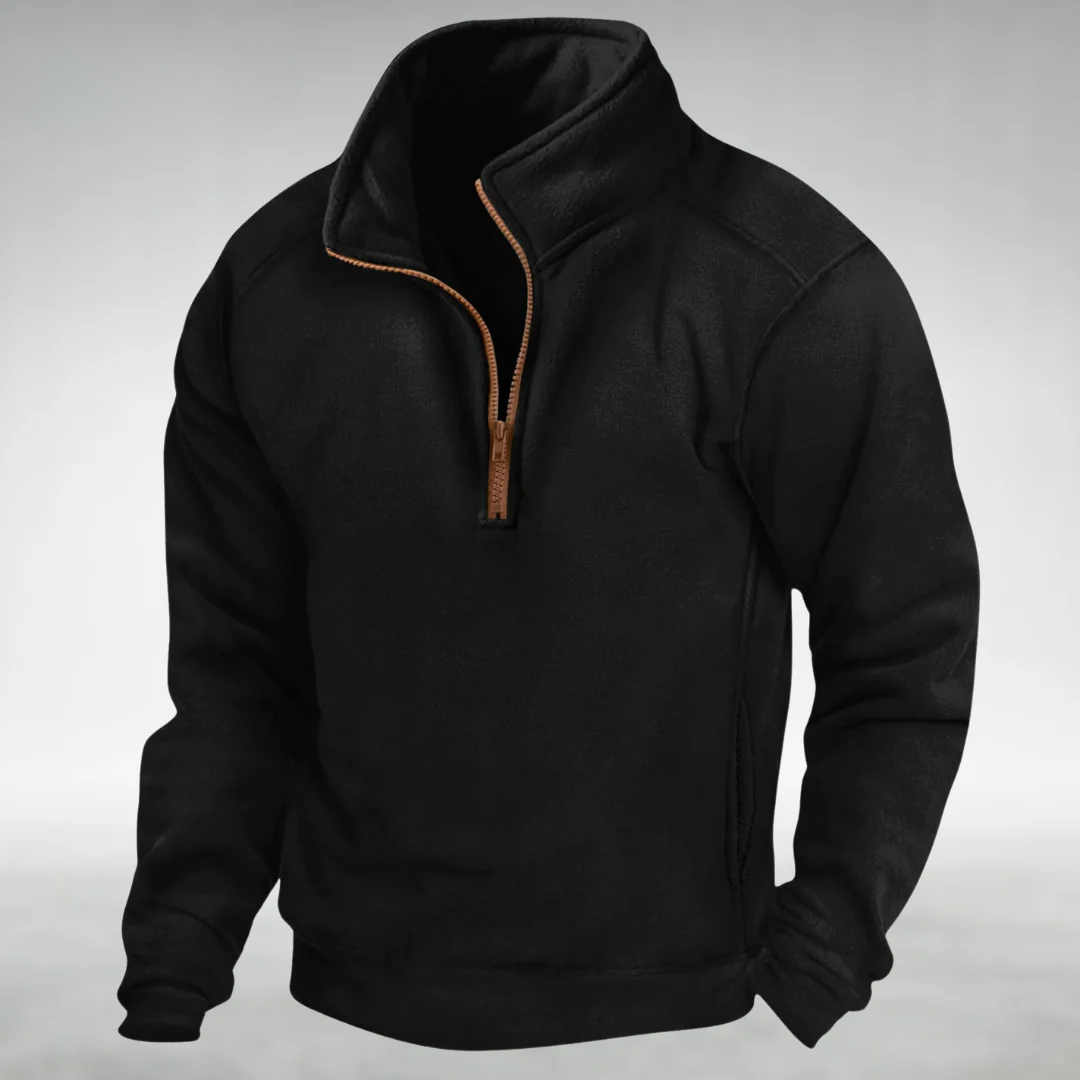 LAURENT MONACO | PULLOVER LÉGER HALF-ZIP