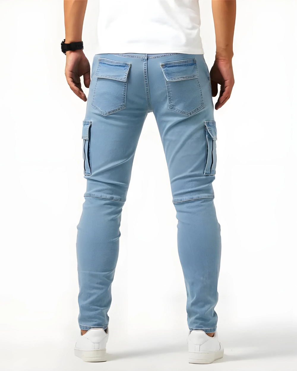 DUMONT LYON | PANTALON CARGO STRETCH POUR HOMMES
