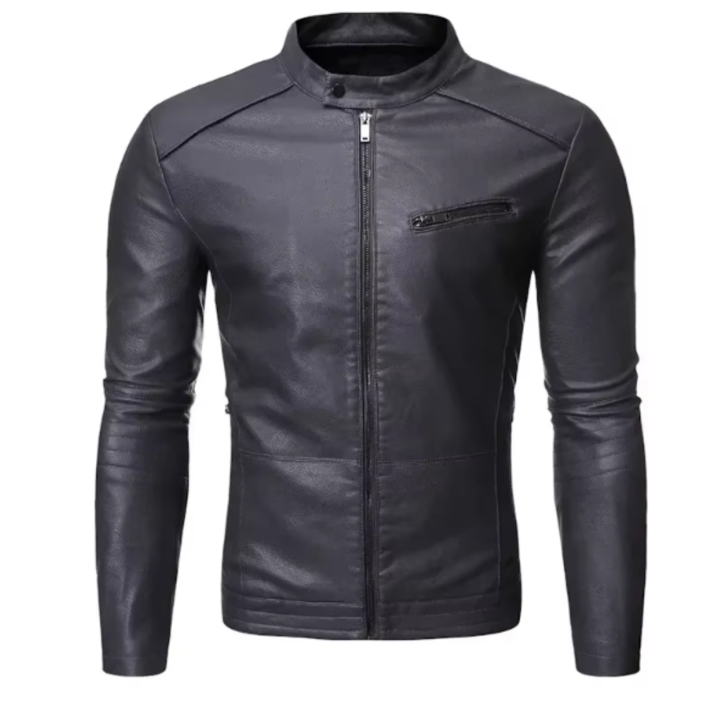 LAURENT MONACO | VESTE EN CUIR ÉLÉGANTE POUR HOMME