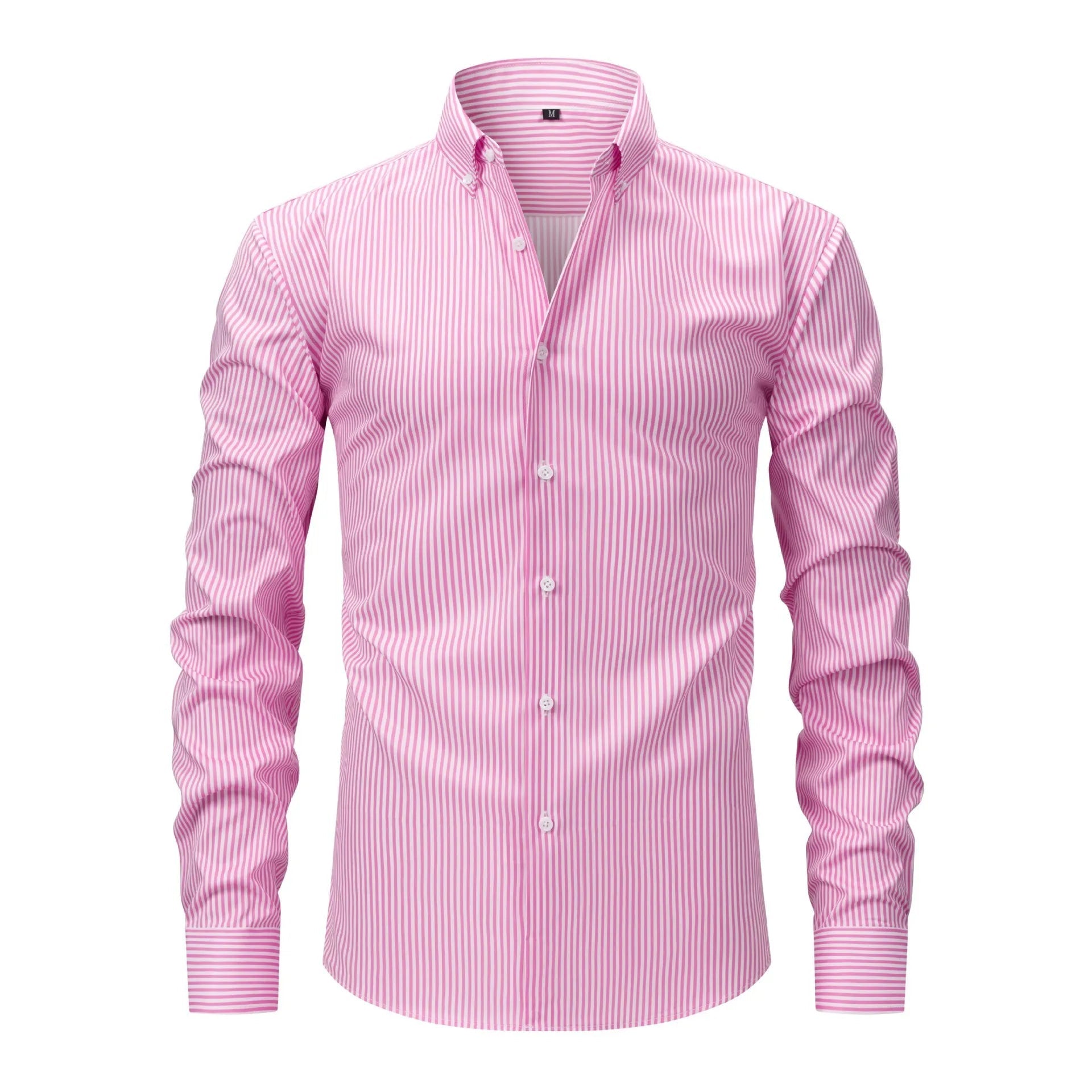 LAURENT MONACO | CHEMISE RAYÉE ÉLÉGANTE POUR HOMMES