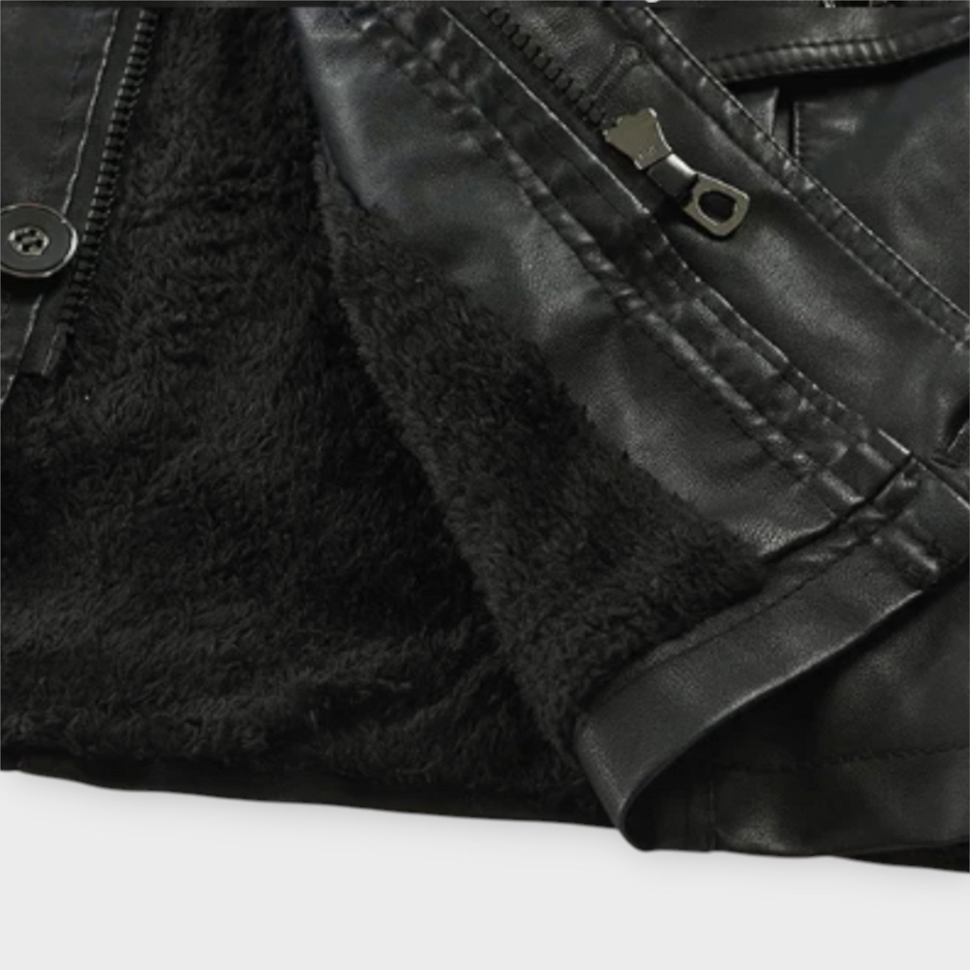 LAURENT MONACO | VESTE DE MOTARDE LONGUE ET ÉLÉGANTE EN CUIR