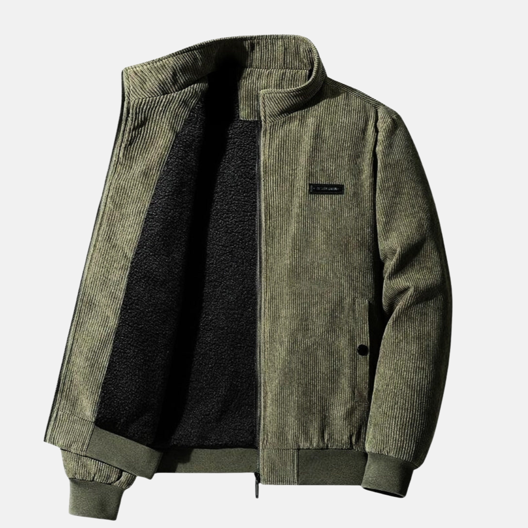 LAURENT MONACO | VESTE RÉTRO EN VELOURS COURRU POUR HOMMES