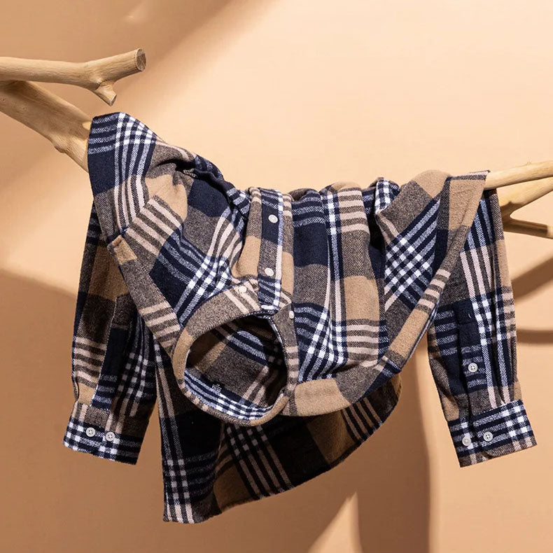LAURENT MONACO | CHEMISE EN FLANELLE POUR HOMMES