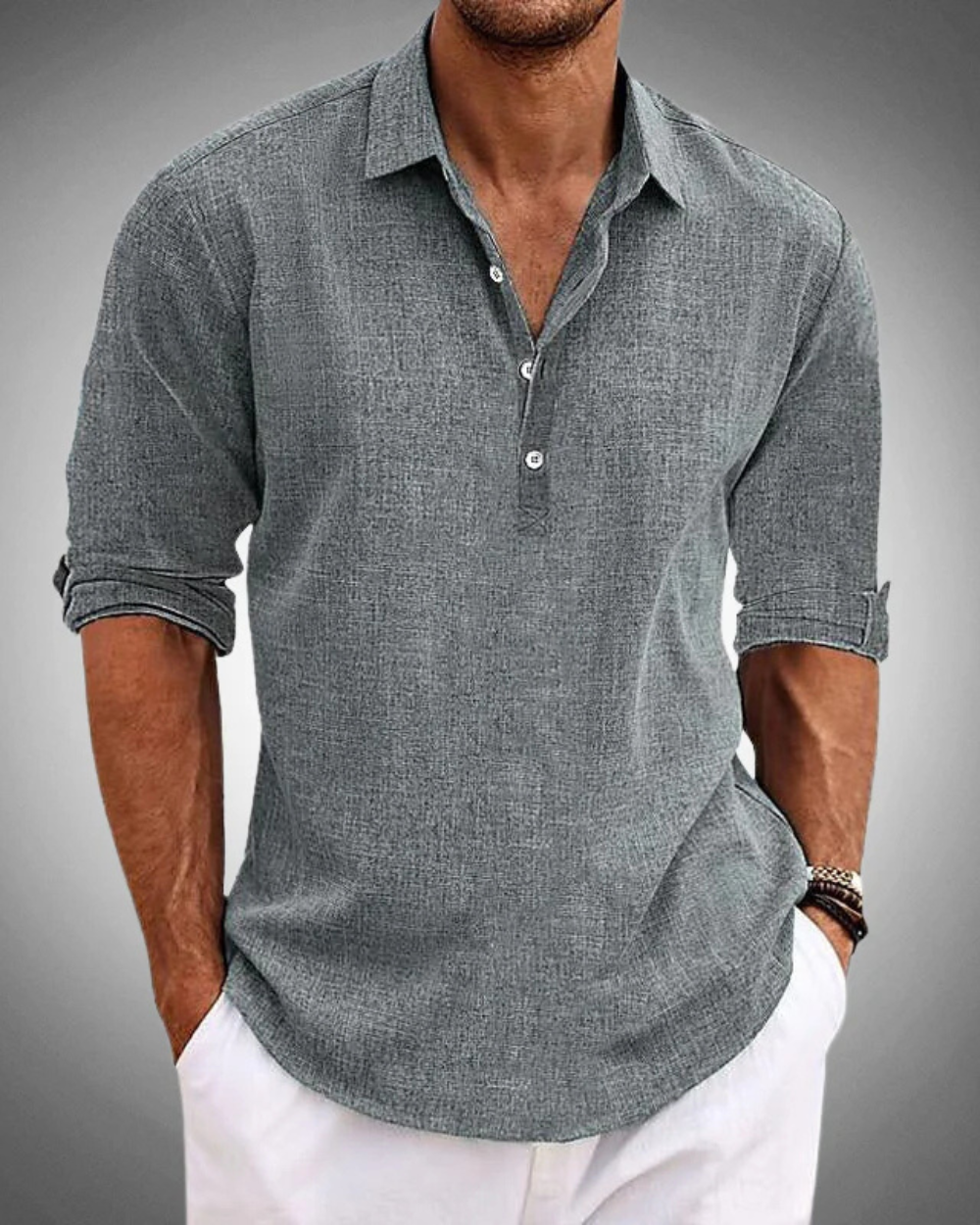LAURENT MONACO | CHEMISE CLASSIQUE EN COTON POUR HOMME