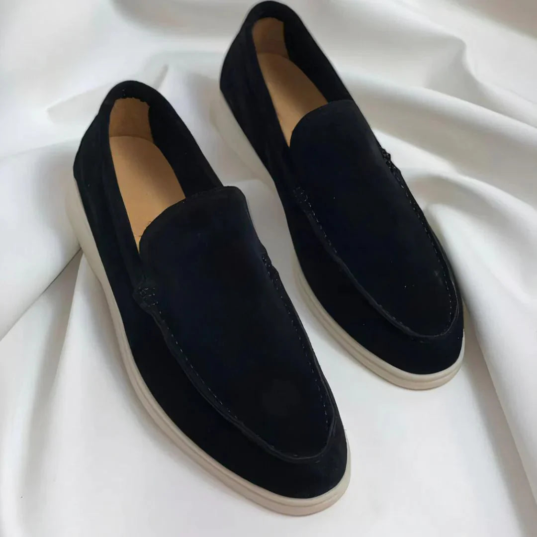 LAURENT MONACO | MOCASSINS ÉLÉGANTS EN DAIM POUR HOMMES