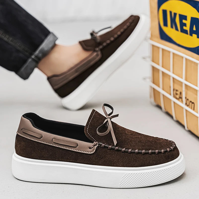 LAURENT MONACO | CHAUSSURES ÉLÉGANTES EN DAIM POUR HOMMES