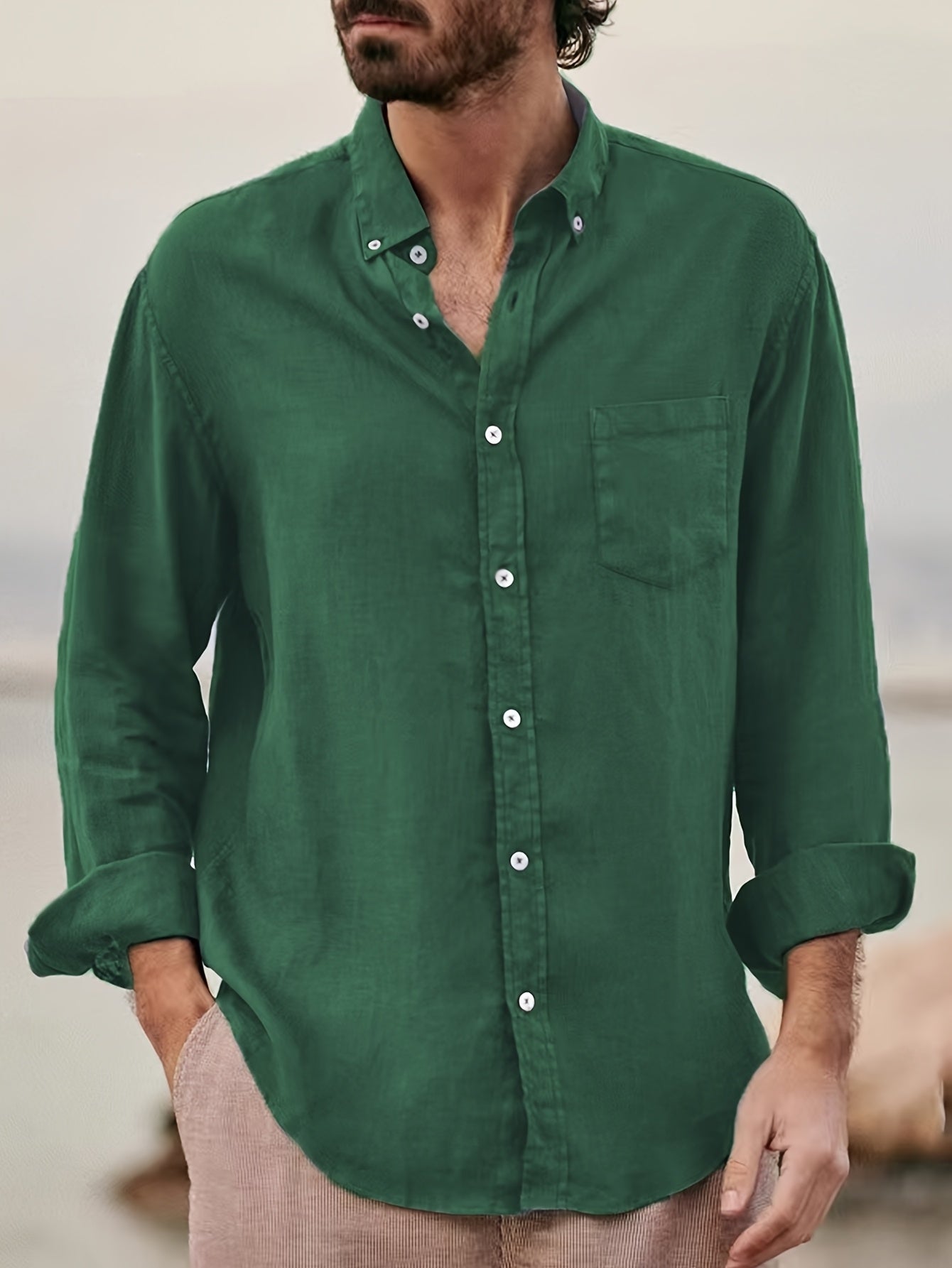 LAURENT MONACO | CHEMISE COTON POUR HOMMES