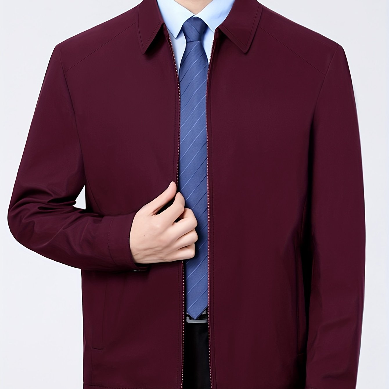LAURENT MONACO | VESTE DE TRAVAIL À FERMETURE ÉCLAIR POUR HOMMES