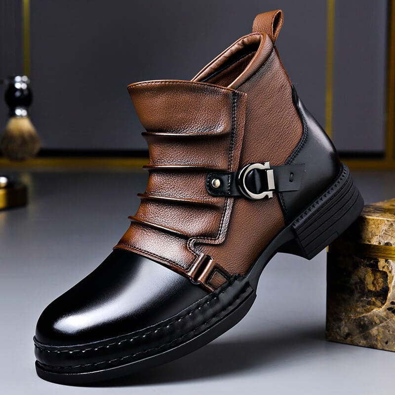 LAURENT MONACO | BOTTINES FRONCÉES POUR HOMMES