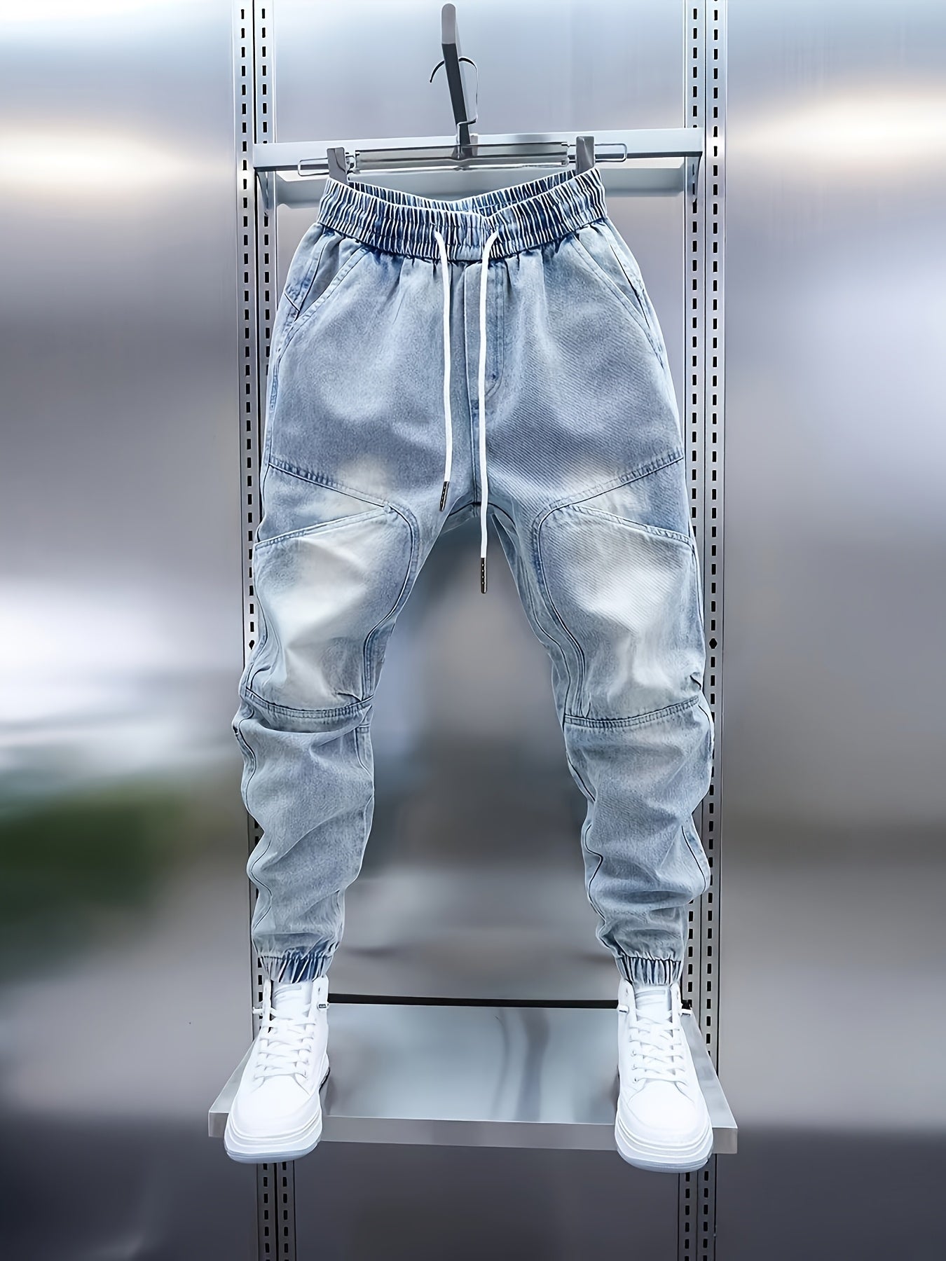 LAURENT MONACO | PANTALON EN DENIM DÉCONTRACTÉ À COUPE AMPLE