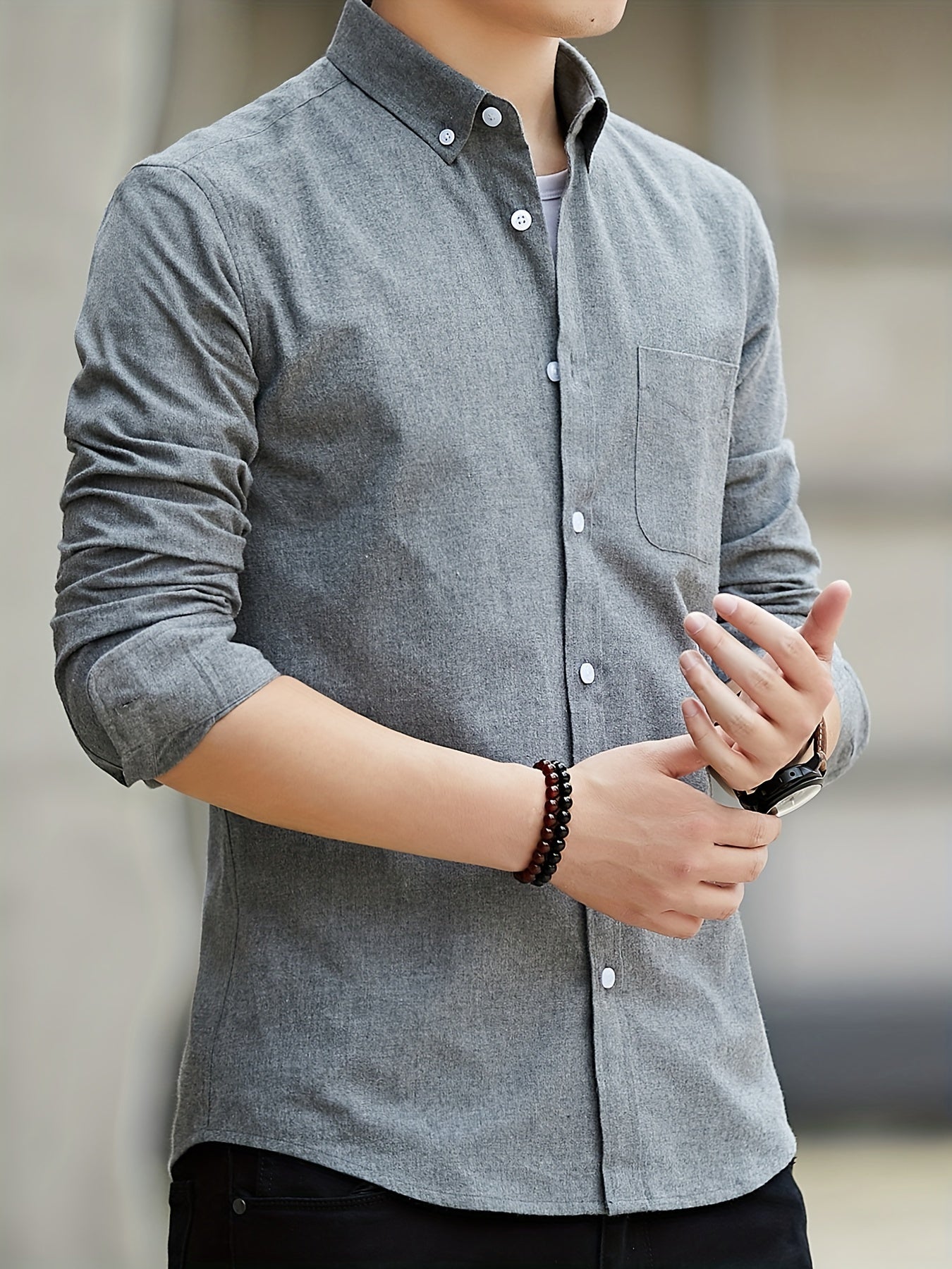 LAURENT MONACO | CHEMISE MANCHES LONGUES POUR HOMMES