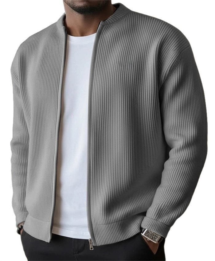 LAURENT MONACO | CARDIGAN À COUTURES COULISSÉES POUR HOMMES