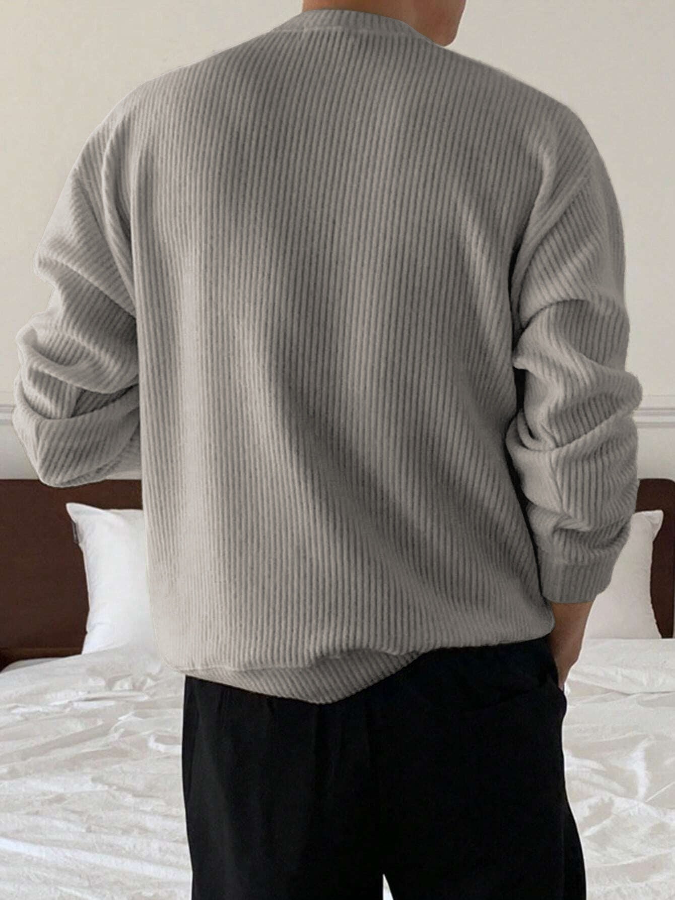 LAURENT MONACO | PULL EN MAILLE AMPLE POUR HOMMES