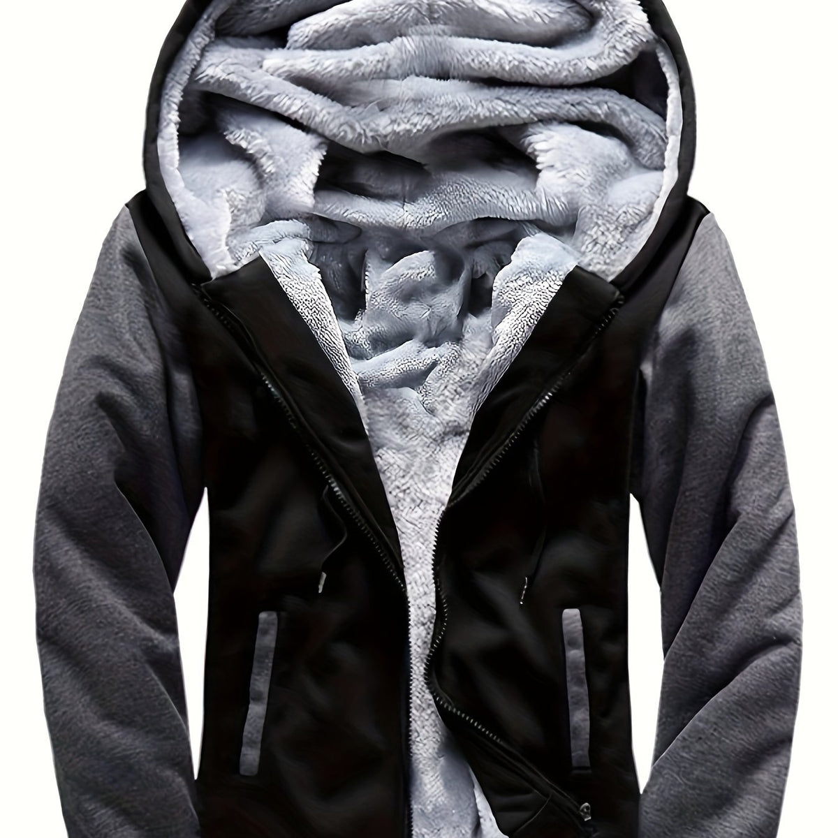 LAURENT MONACO | PULL À CAPUCHE ET FERMETURE ÉCLAIR MOTIF CAMOUFLAGE POUR HOMMES