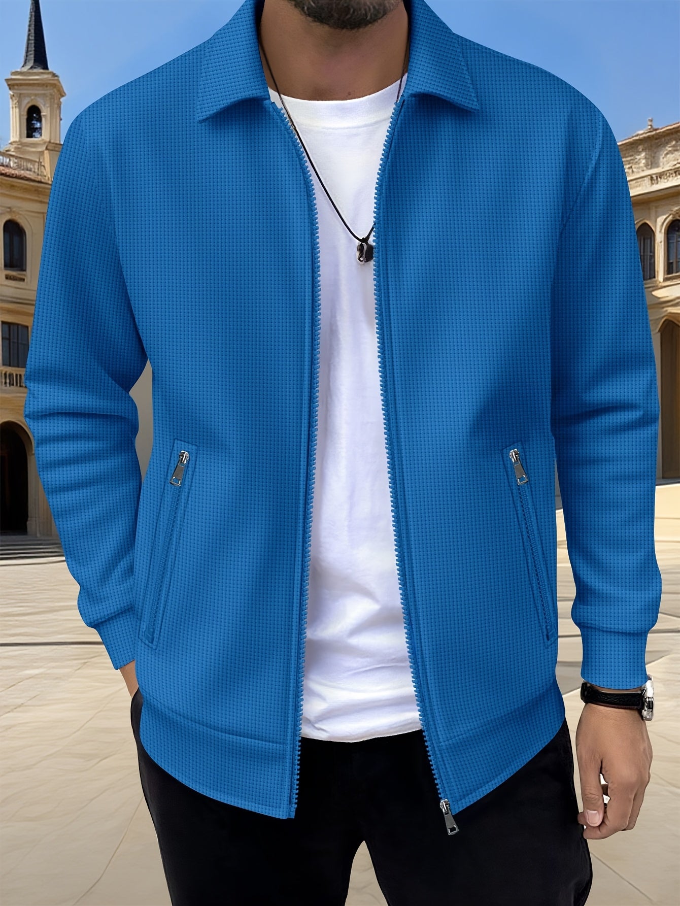 LAURENT MONACO | VESTE ZIP SPORT POUR HOMMES