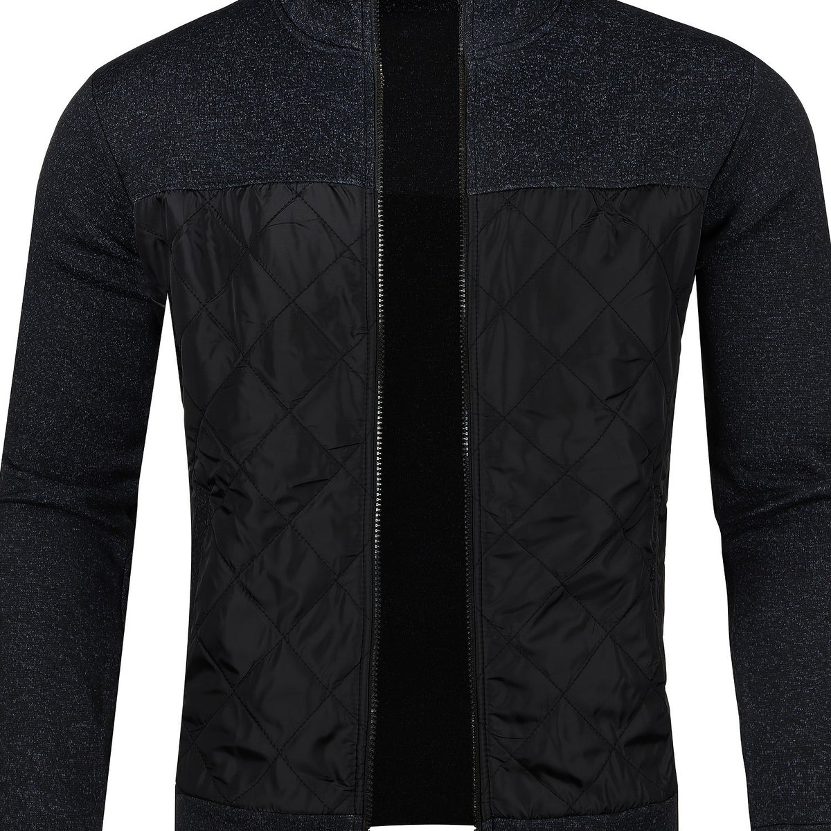LAURENT MONACO | VESTE À COL MONTANT ET FERMETURE ÉCLAIR POUR HOMMES