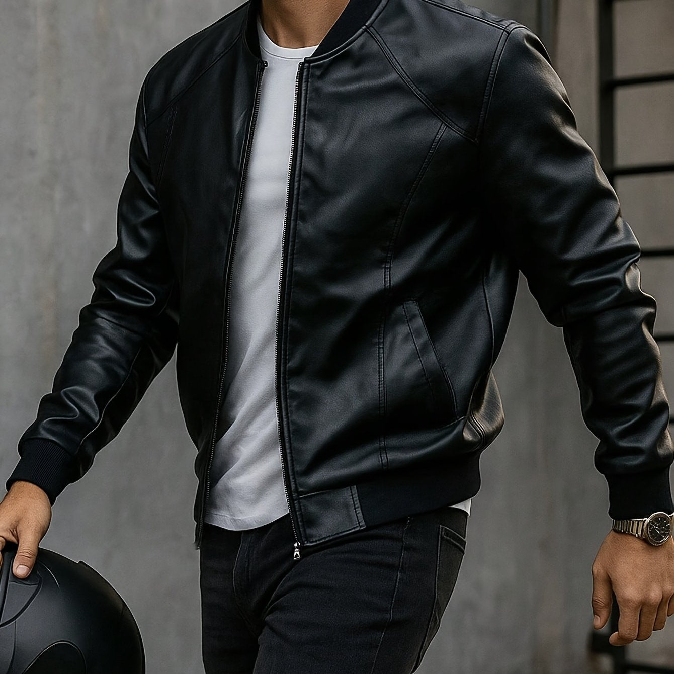LAURENT MONACO | VESTE DE TRAVAIL À FERMETURE ÉCLAIR POUR HOMMES