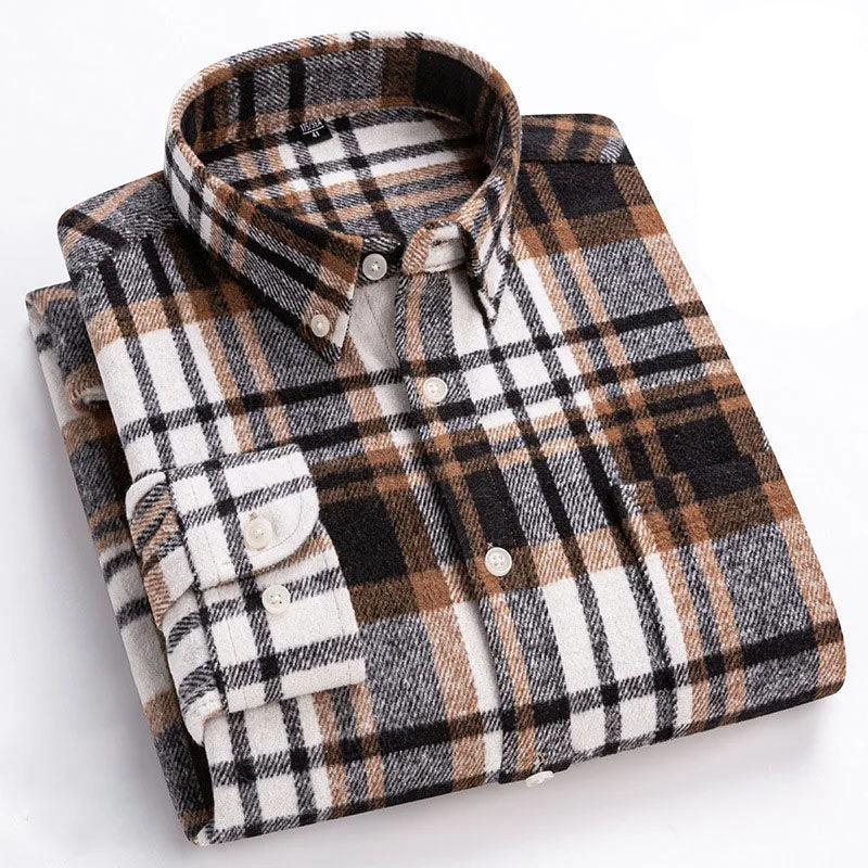 LAURENT MONACO | CHEMISE EN FLANELLE POUR HOMMES