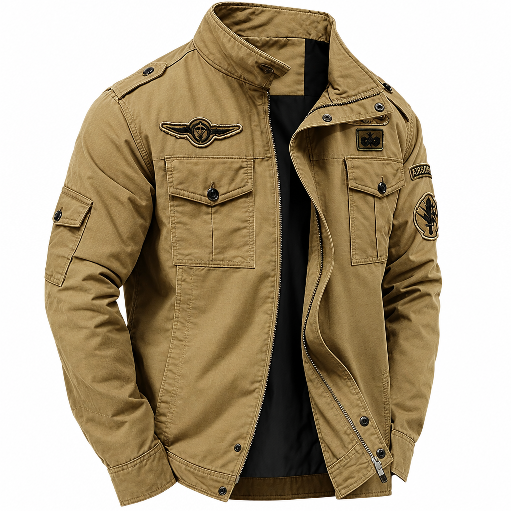 LAURENT MONACO | MANTEAU MILITAIRE STRUCTURÉ POUR HOMMES