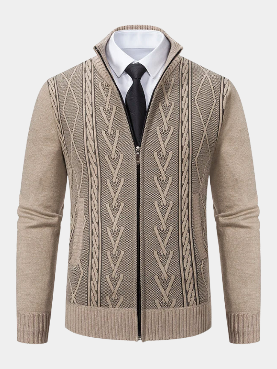 LAURENT MONACO | GILET HOMME AVEC ZIP DE LUXE