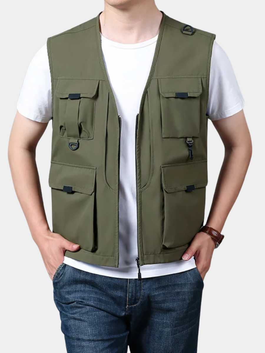 GILET CARGO RESPIRANT MULTI-POCHES