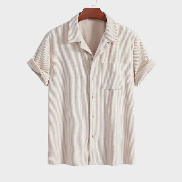 LAURENT MONACO | CHEMISE CUBA TEXTURÉE POUR HOMMES