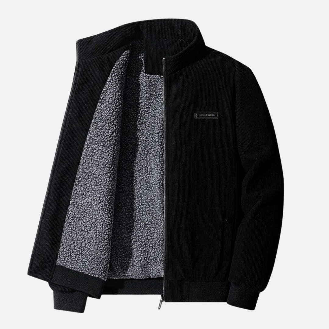 LAURENT MONACO | VESTE RÉTRO EN VELOURS COURRU POUR HOMMES