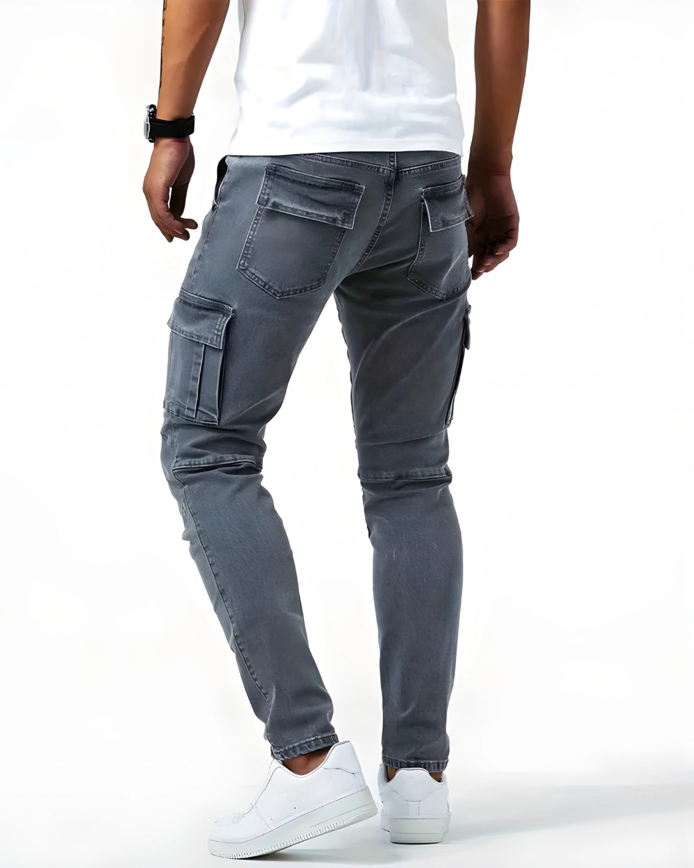 DUMONT LYON | PANTALON CARGO STRETCH POUR HOMMES