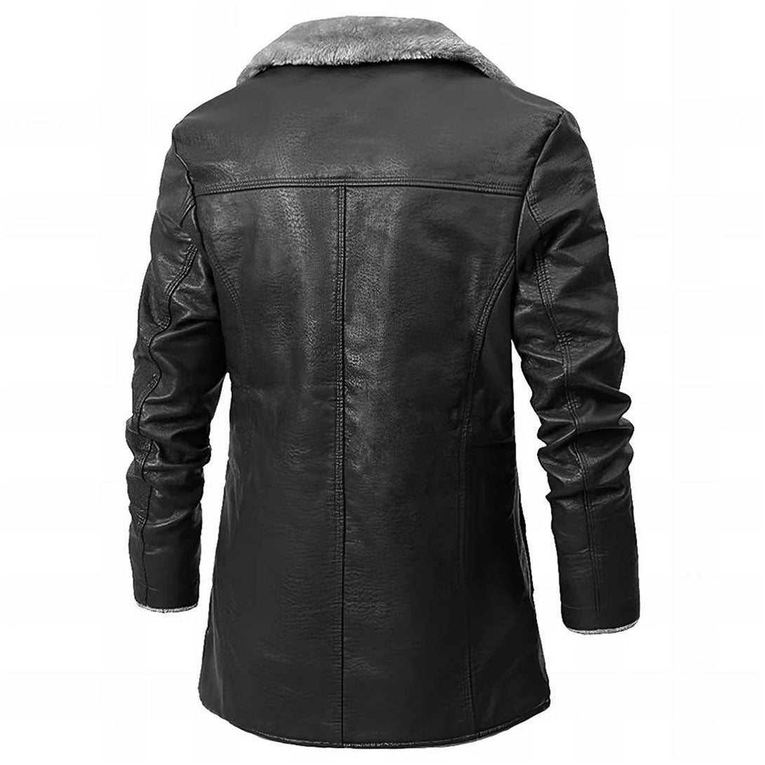 LAURENT MONACO | VESTE EN CUIR ÉLÉGANTE ET DÉCONTRACTÉE POUR HOMME