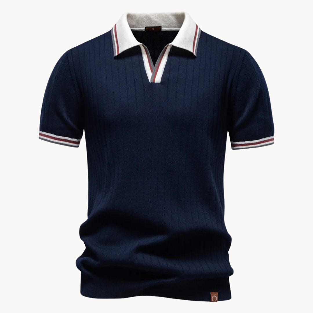 LAURENT MONACO | POLO EN MAILLE CLASSIQUE POUR HOMME