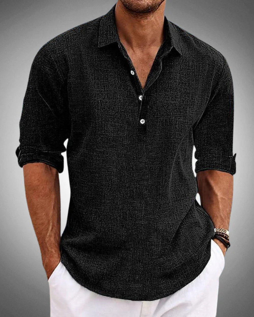 LAURENT MONACO | CHEMISE CLASSIQUE EN COTON POUR HOMME