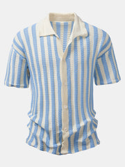 CHEMISE À RAYURES AVEC ÉPAULES BAISSÉES