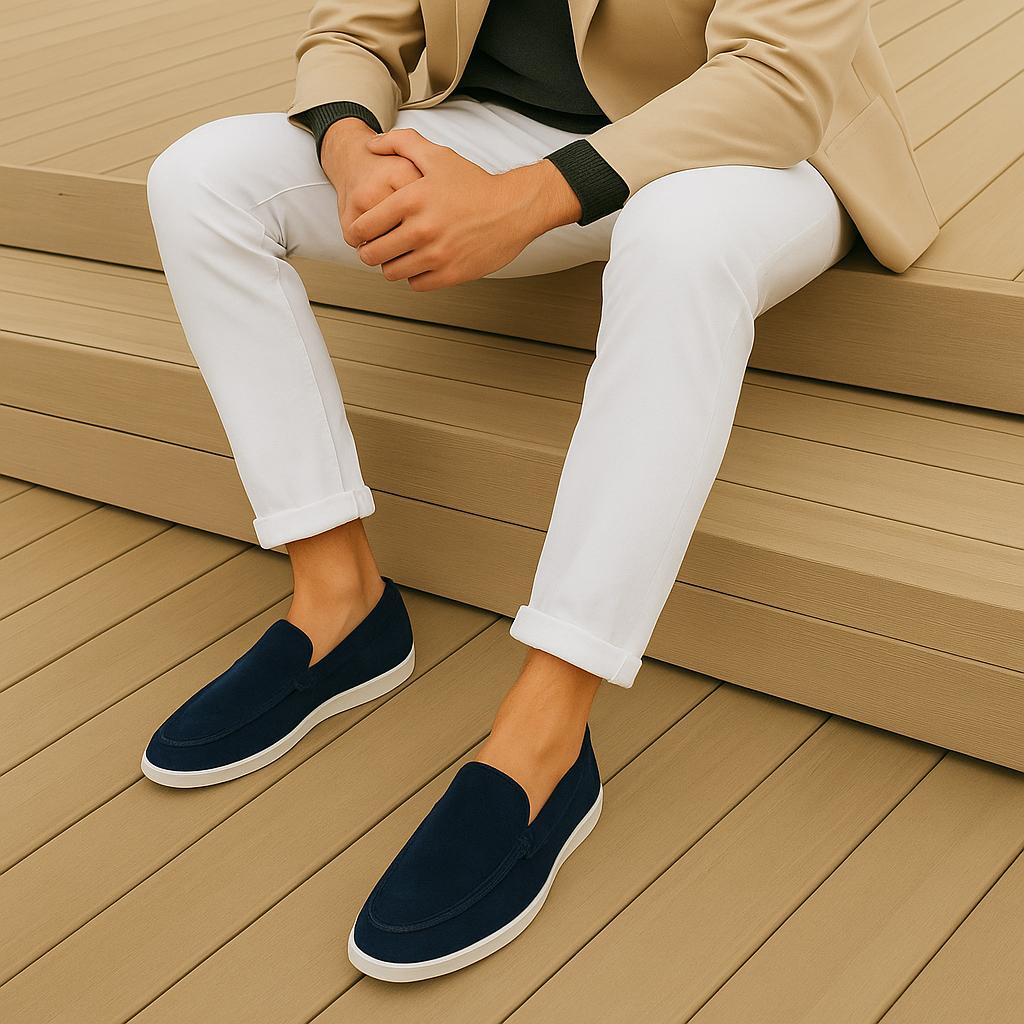 LAURENT MONACO | MOCASSINS ÉLÉGANTS EN DAIM