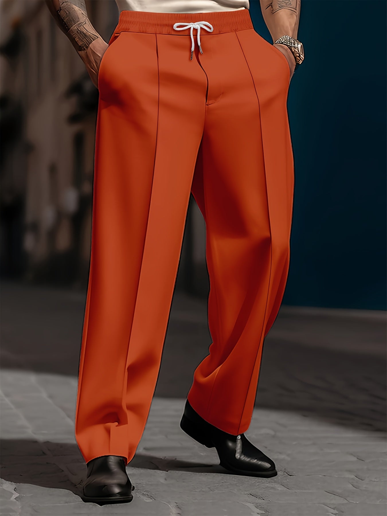 LAURENT MONACO | PANTALON CLASSIQUE DÉCONTRACTÉ POUR HOMMES