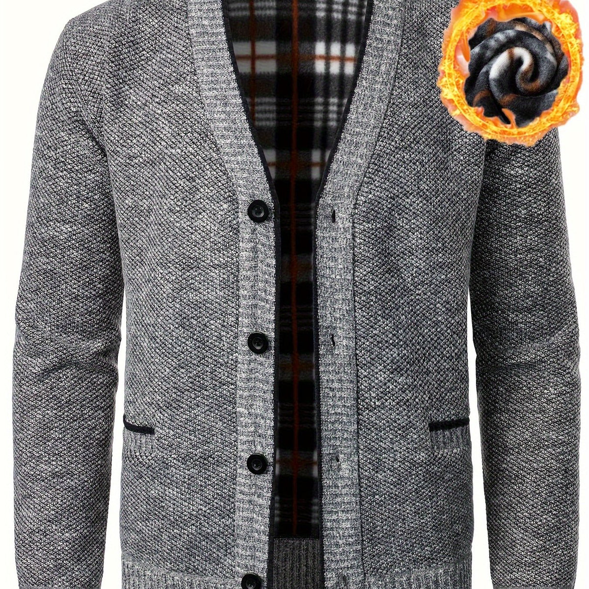 LAURENT MONACO | CARDIGAN À FERMETURE ÉCLAIR POUR HOMMES